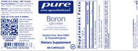 Boron (glycinate) (60 Capsules)-Vitamins & Supplements-Pure Encapsulations-Pine Street Clinic