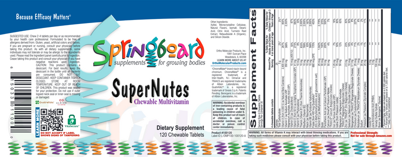 SuperNutes Chewable Multivitamin (120 Chewables)
