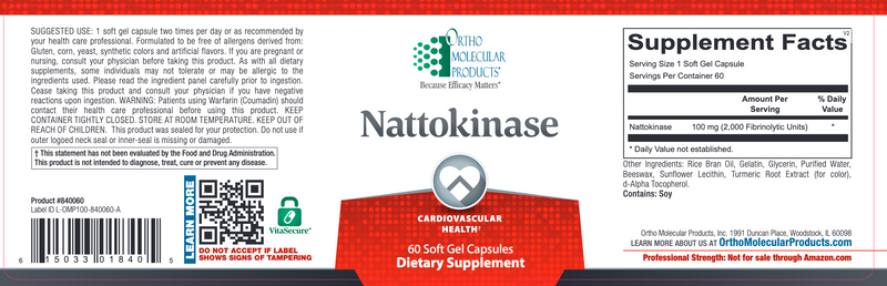 Nattokinase (60 Softgels)