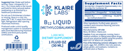 Liquid Methylcobalamin (Vitamin B12) (1 fl oz)