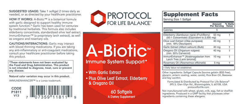 A-Biotic (60 Softgels)