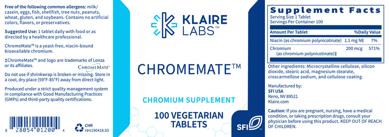 ChromeMate (100 Tablets)