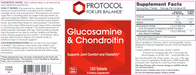 Glucosamine & Chondroitin (120 Tablets)-Vitamins & Supplements-Protocol For Life Balance-Pine Street Clinic