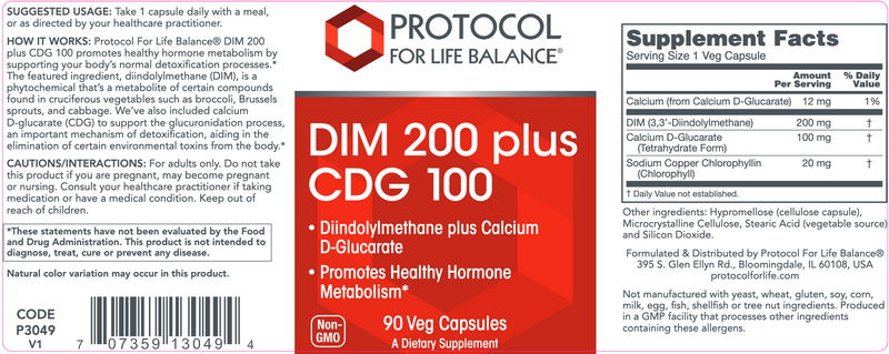 DIM 200 plus CDG 100 (90 Capsules)