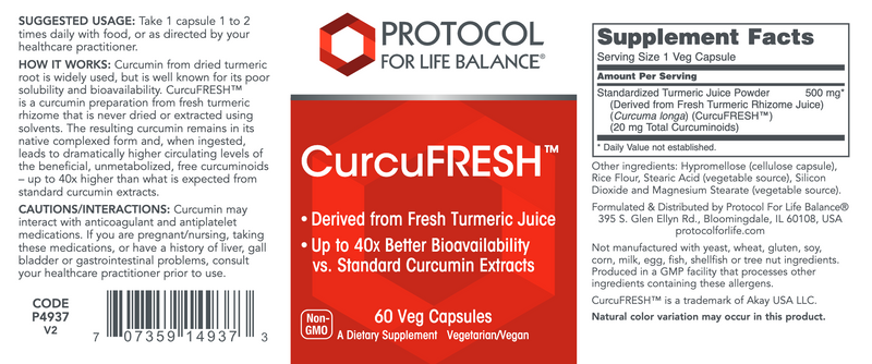 CurcuFRESH (60 Capsules)