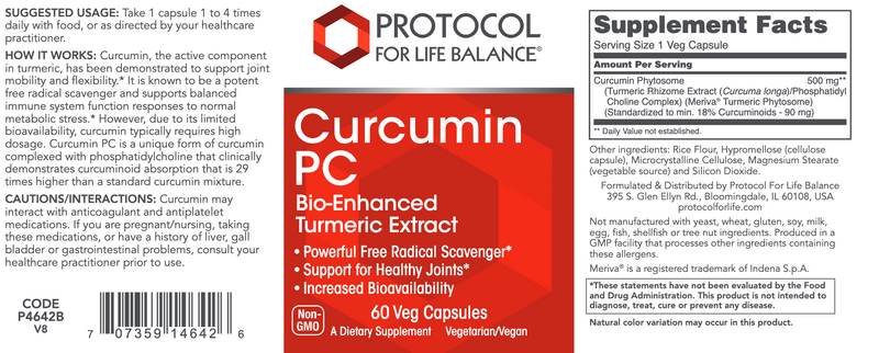 Curcumin PC (60 Capsules)