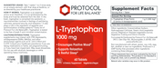 L-Tryptophan (1000 mg) (60 Tablets)-Vitamins & Supplements-Protocol For Life Balance-Pine Street Clinic