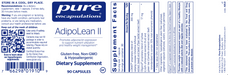 AdipoLean II (90 Capsules)-Vitamins & Supplements-Pure Encapsulations-Pine Street Clinic