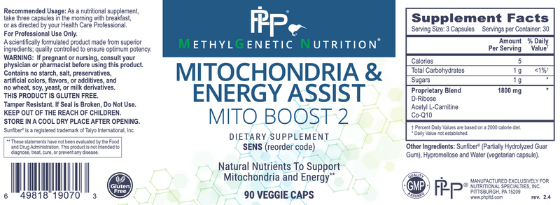Mitochondrial Energy & Assist (90 Capsules)