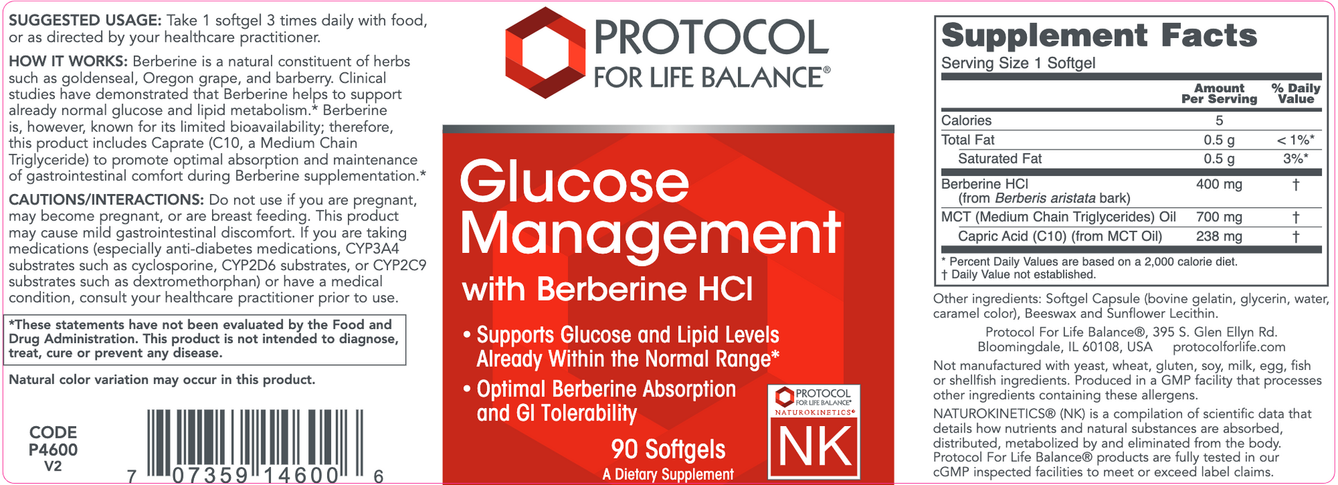 Glucose Management (90 Softgels)