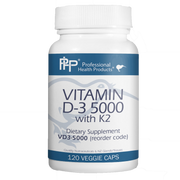Vitamin D3 5000 with K2 (120 Capsules)