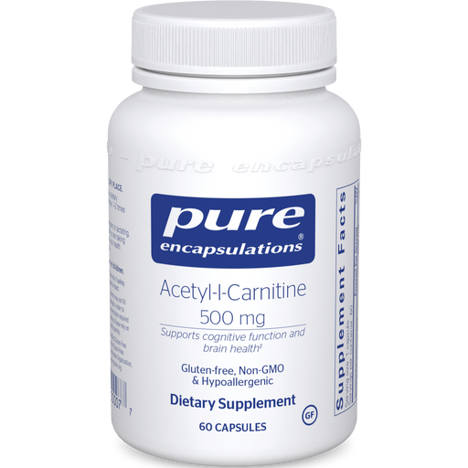pure encapsulations acetyl-l-carnitine Pure Encapsulations - Acetyl-l-Carnitine (500 mg)
