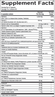 Alpha Base With Iron (240 Capsules)