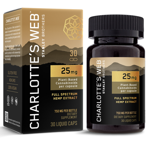 Full Spectrum Extract (25 mg)-Vitamins & Supplements-Charlotte's Web-30 Capsules-Pine Street Clinic