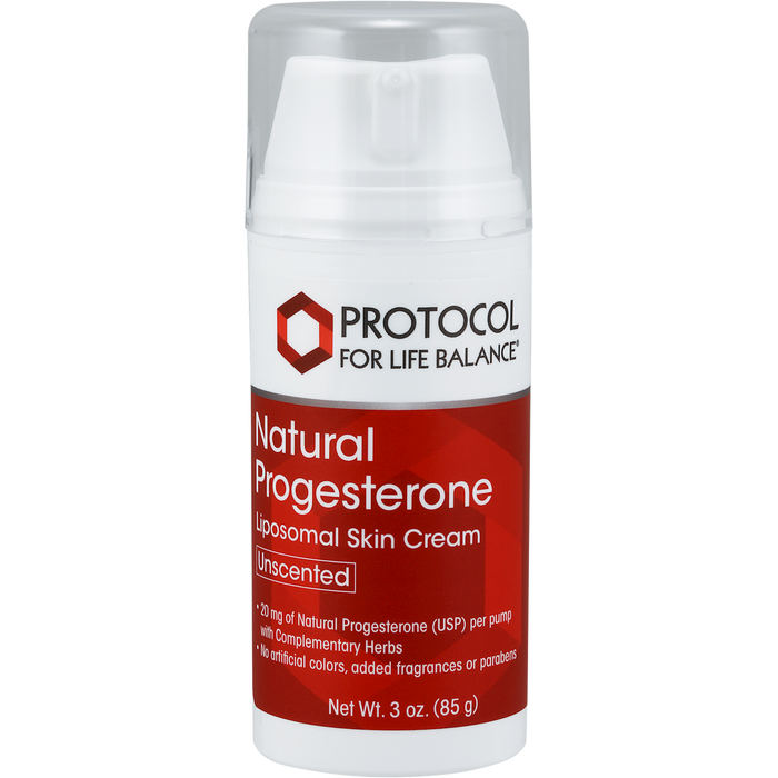 Progesterone from Wild Yam (3 Ounces)-Vitamins & Supplements-Protocol For Life Balance-Pine Street Clinic