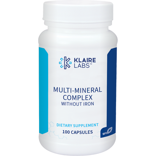 Multi-Mineral Complex without Iron (100 Capsules)-Klaire Labs - SFI Health-Pine Street Clinic