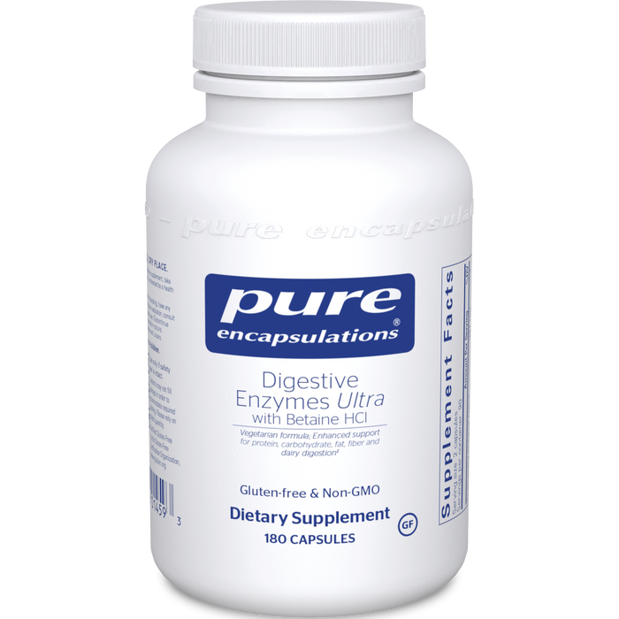 Digestive Enzymes Ultra with Betaine HCL-Vitamins & Supplements-Pure Encapsulations-180 Capsules-Pine Street Clinic