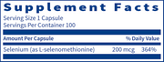 Seleno Met (200 mcg) (100 Capsules)