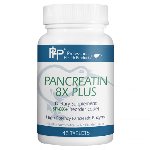 Pancreatin 8X Plus (45 Tablets)-Professional Health Products-Pine Street Clinic