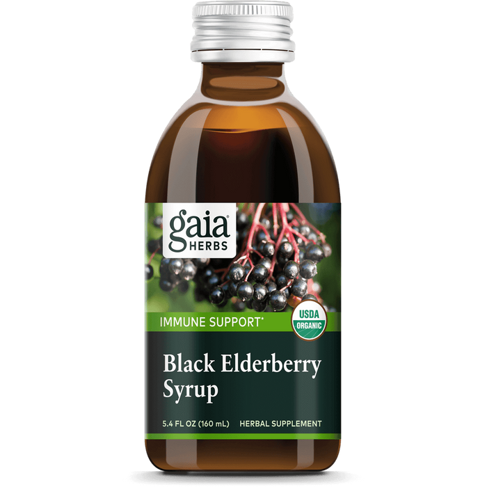 Black Elderberry Syrup - Extra Strength-Vitamins & Supplements-Gaia PRO-5.4 Ounce Liquid-Pine Street Clinic