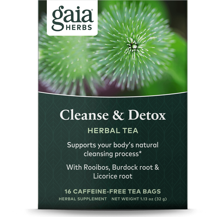 Cleanse & Detox Tea (16 bags/box)-Vitamins & Supplements-Gaia PRO-Pine Street Clinic
