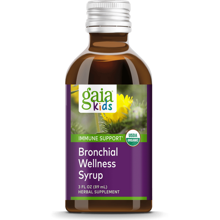 GaiaKids Bronchial Wellness Syrup (3 oz)-Vitamins & Supplements-Gaia PRO-Pine Street Clinic