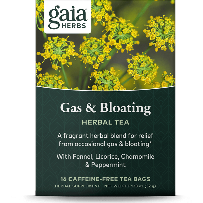 Gas & Bloating Tea (16 bags/box)-Vitamins & Supplements-Gaia PRO-Pine Street Clinic