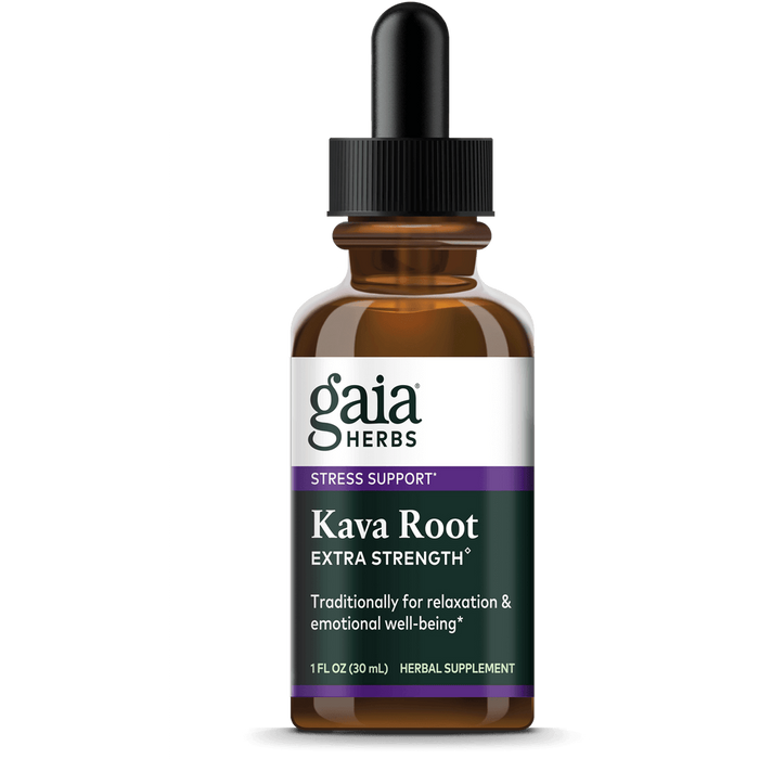 Kava Root - Extra Strength-Vitamins & Supplements-Gaia PRO-1 Ounce Liquid-Pine Street Clinic