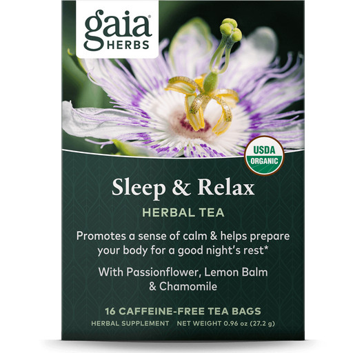 Sleep & Relax Tea (16 bags/box)-Vitamins & Supplements-Gaia PRO-Pine Street Clinic