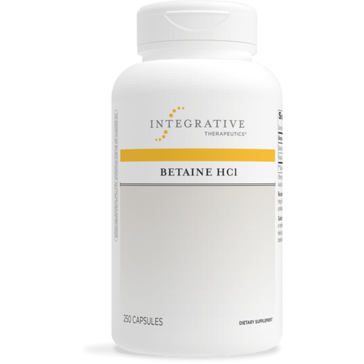 Betaine HCl (250 Capsules)-Integrative Therapeutics-Pine Street Clinic