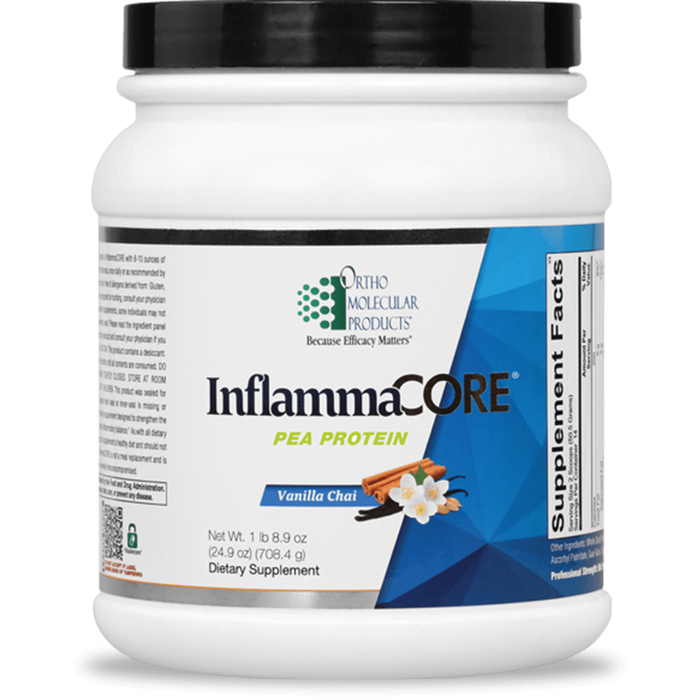 InflammaCORE (14 Servings)-Vitamins & Supplements-Ortho Molecular Products-Vanilla Chai with Pea Protein-Pine Street Clinic