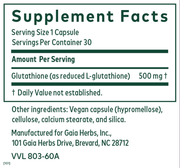 Glutathione 500 (30 Capsules)