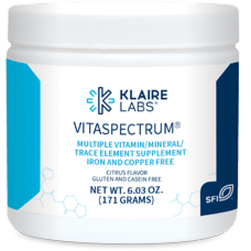 VitaSpectrum Powder (6.03 oz) (171 grams)-Vitamins & Supplements-Klaire Labs - SFI Health-Citrus-Pine Street Clinic