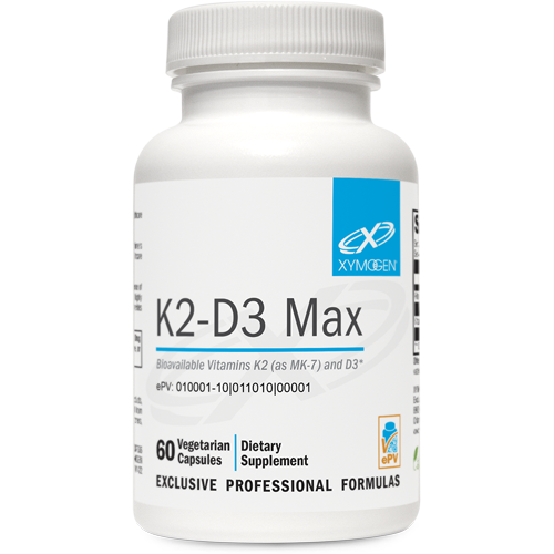 K2-D3 Max (60 Capsules)-Vitamins & Supplements-Xymogen-Pine Street Clinic