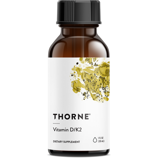 Liquid Vitamin D/K2 (1 Ounce)-Vitamins & Supplements-Thorne-Pine Street Clinic