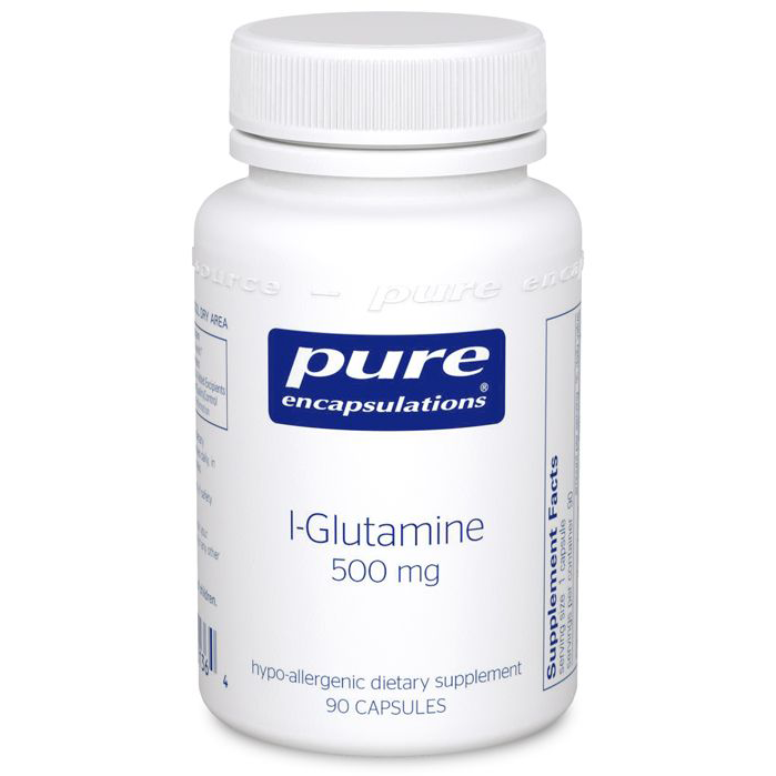 l-Glutamine (500 mg) (90 Capsules)-Pure Encapsulations-Pine Street Clinic
