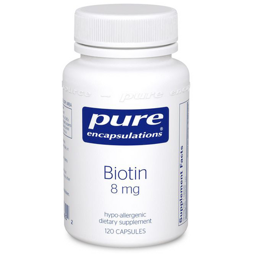 Biotin (8 mg)-Vitamins & Supplements-Pure Encapsulations-120 Capsules-Pine Street Clinic