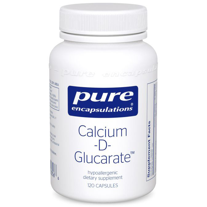Calcium-D-Glucarate-Vitamins & Supplements-Pure Encapsulations-120 Capsules-Pine Street Clinic