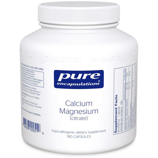 Calcium Magnesium (citrate)-Vitamins & Supplements-Pure Encapsulations-180 Capsules-Pine Street Clinic