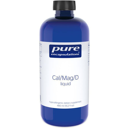 Cal/Mag/D Liquid (480 ml)-Vitamins & Supplements-Pure Encapsulations-Pine Street Clinic