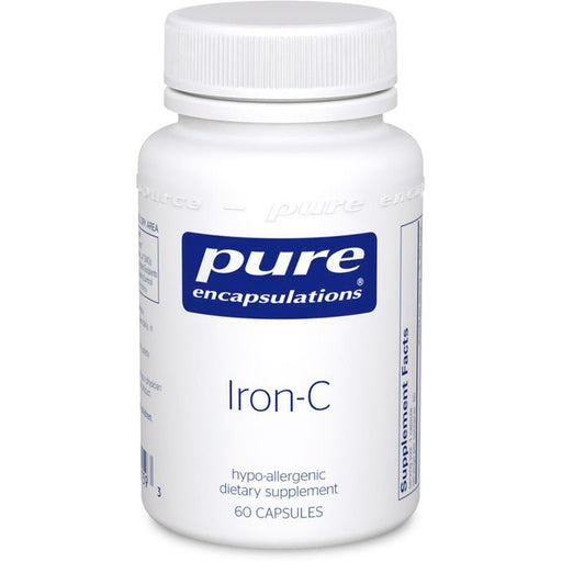 Iron-C (60 Capsules)-Vitamins & Supplements-Pure Encapsulations-Pine Street Clinic