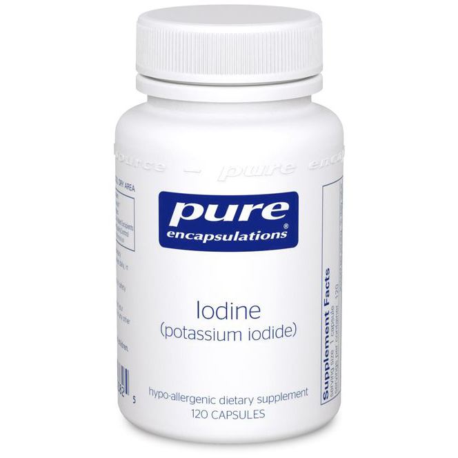 Iodine (potassium iodide) (120 Capsules)-Vitamins & Supplements-Pure Encapsulations-Pine Street Clinic