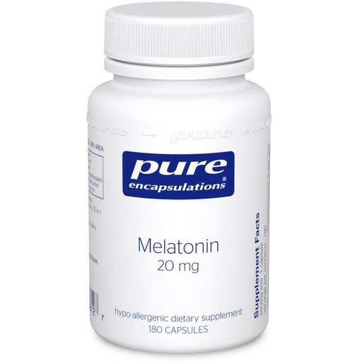 Melatonin (20 mg)-Vitamins & Supplements-Pure Encapsulations-180 Capsules-Pine Street Clinic