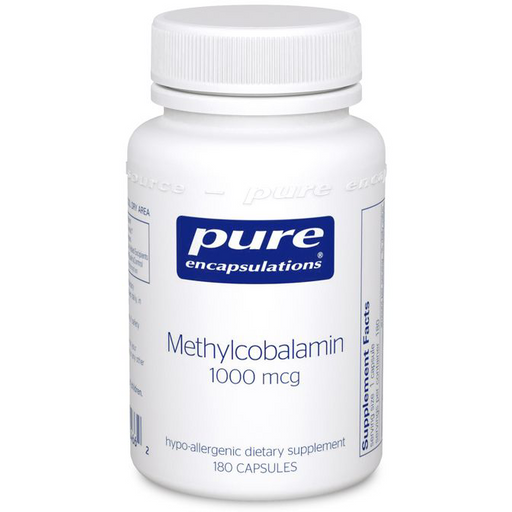 Methylcobalamin (1,000 mcg)-Vitamins & Supplements-Pure Encapsulations-180 Capsules-Pine Street Clinic