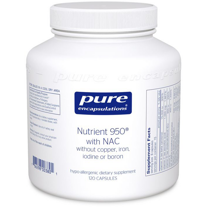 Nutrient 950 with NAC (240 Capsules)-Vitamins & Supplements-Pure Encapsulations-Pine Street Clinic