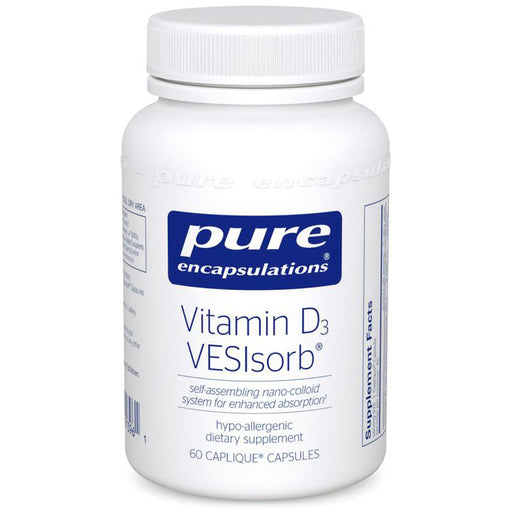 Vitamin D3 VESIsorb (60 Capsules)-Vitamins & Supplements-Pure Encapsulations-Pine Street Clinic