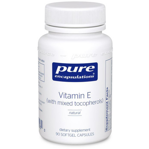 Vitamin E (with mixed tocopherols)-Vitamins & Supplements-Pure Encapsulations-180 Softgels-Pine Street Clinic