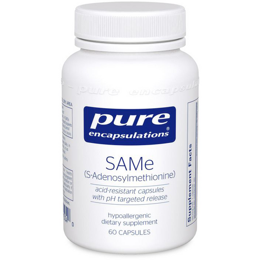 SAMe (S-Adenosylmethionine) (60 Capsules)-Vitamins & Supplements-Pure Encapsulations-Pine Street Clinic