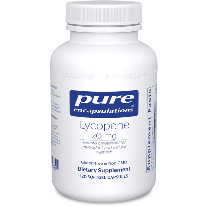 Lycopene (20 mg)-Vitamins & Supplements-Pure Encapsulations-120 Softgels-Pine Street Clinic