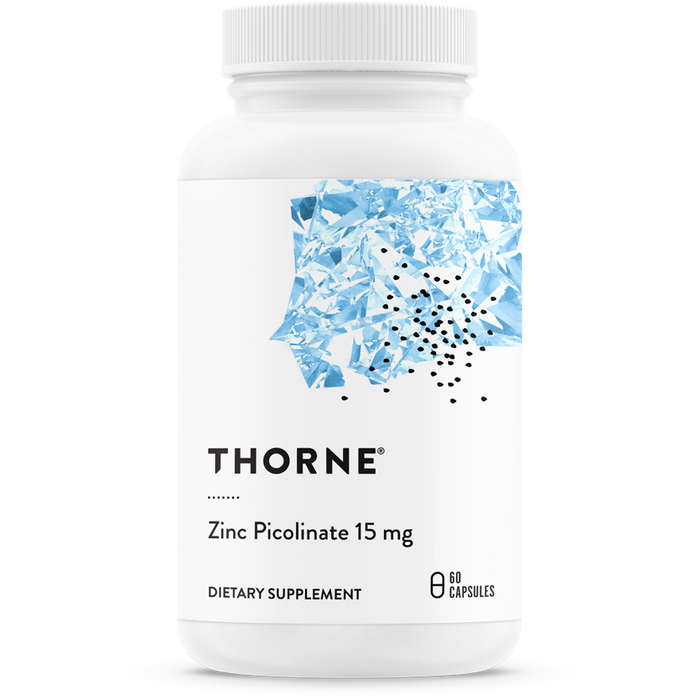 Zinc Picolinate (15 mg) (60 Capsules)-Vitamins & Supplements-Thorne-Pine Street Clinic